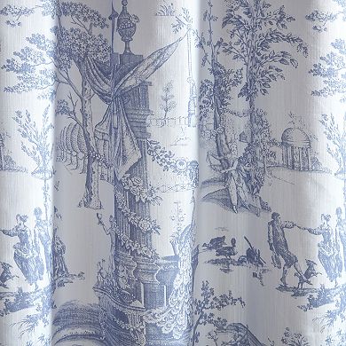 Laura Ashley Braysmith Toile Printed Shower Curtain