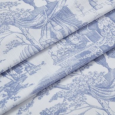 Laura Ashley Braysmith Toile Printed Shower Curtain