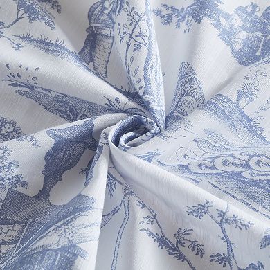 Laura Ashley Braysmith Toile Printed Shower Curtain