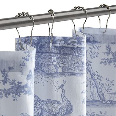 Laura Ashley Braysmith Toile Printed Shower Curtain