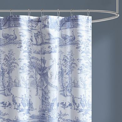 Laura Ashley Braysmith Toile Printed Shower Curtain