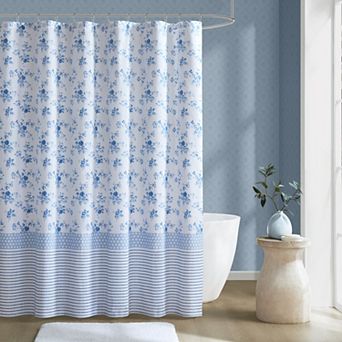 Laura Ashley Bianca Floral Printed Shower Curtain