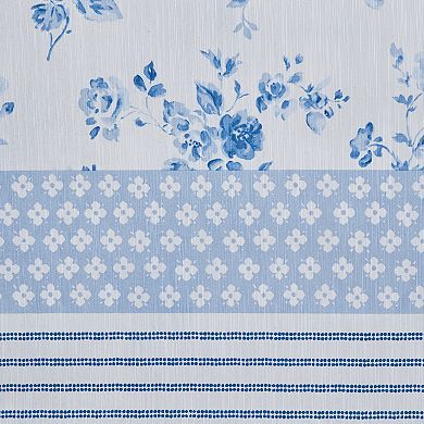 Laura Ashley Bianca Floral Printed Shower Curtain