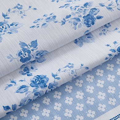 Laura Ashley Bianca Floral Printed Shower Curtain