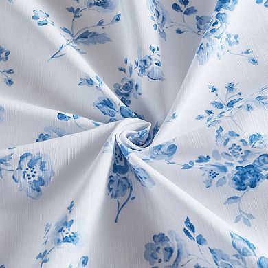 Laura Ashley Bianca Floral Printed Shower Curtain