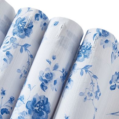 Laura Ashley Bianca Floral Printed Shower Curtain