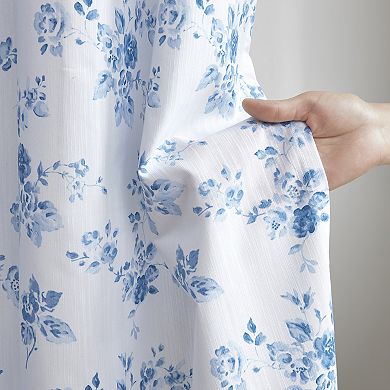 Laura Ashley Bianca Floral Printed Shower Curtain