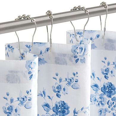 Laura Ashley Bianca Floral Printed Shower Curtain