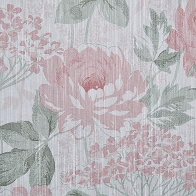 Laura Ashley Alys Floral Printed Shower Curtain