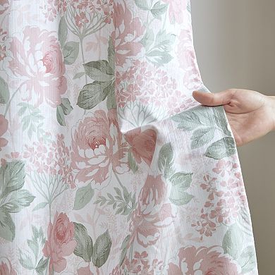 Laura Ashley Alys Floral Printed Shower Curtain