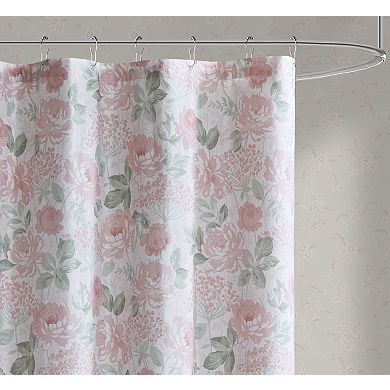 Laura Ashley Alys Floral Printed Shower Curtain