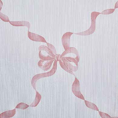 Laura Ashley Bows Printed Shower Curtain