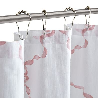 Laura Ashley Bows Printed Shower Curtain