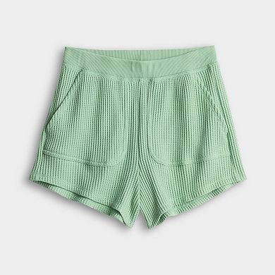 Juniors' SO® Waffle Shorts