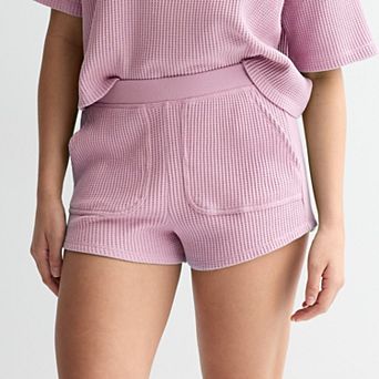 Juniors' SO® Waffle Shorts