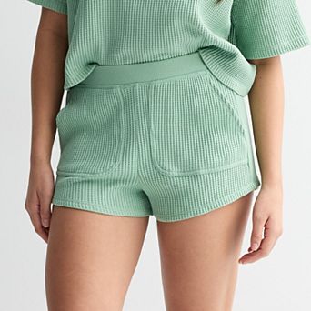 Juniors' SO® Waffle Shorts