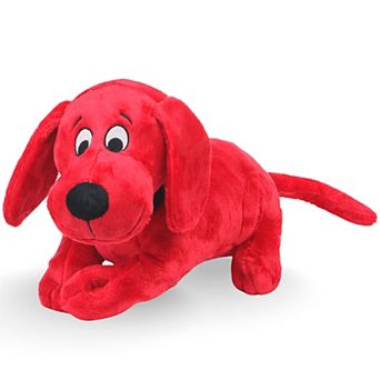Clifford The Big Red Dog Plush Snuggle Buddy Dog Toy with Squeaker, Crazy Crinkle Ears & Tail