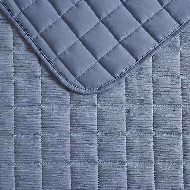 510 Design Solid Crinkle All-Season Quilt Set with Shams