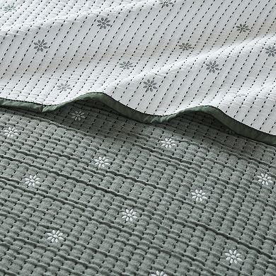 510 Design Farrah Lightweight Woven Reversible Quilt Set with Shams