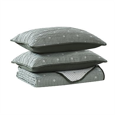 510 Design Farrah Lightweight Woven Reversible Quilt Set with Shams