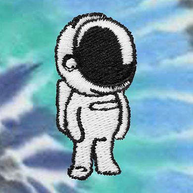 Dalix Astronaut Tie Dye Fleece Jogger Pant