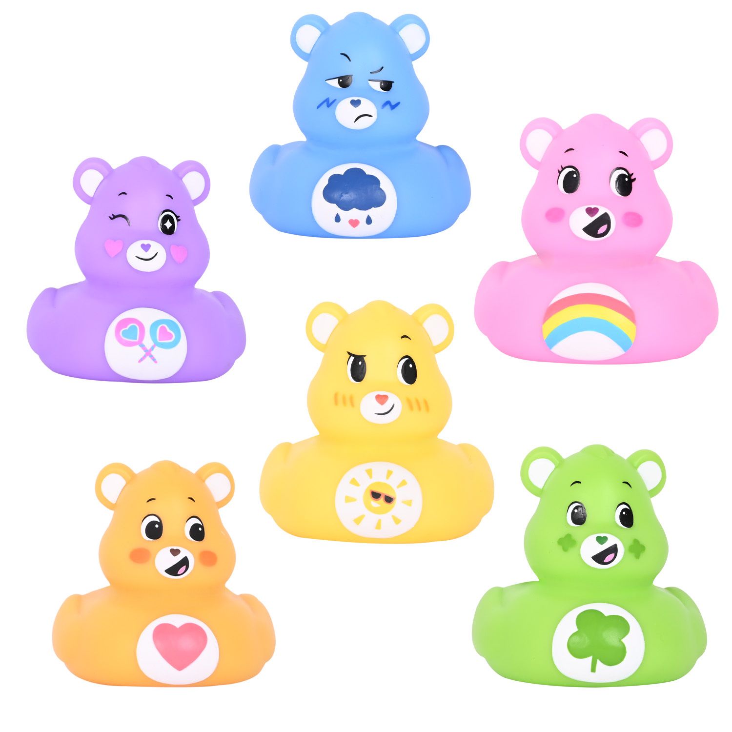 Детские фигурки Sunny Days Entertainment Care Bears Assorted Rubber Ducks - Styles May Vary