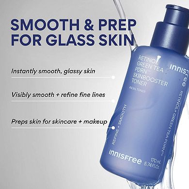 Retinol Green Tea PDRN Toner for Smoothing & Firming