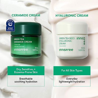Green Tea Ceramide Cream for Redness & Barrier Repair