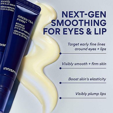 Green Tea PDRN Smoothing Eye & Lip Serum for Fine Lines + Wrinkles