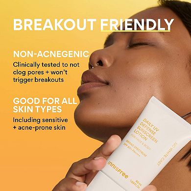 Daily UV Invisible Korean Sunscreen Lotion SPF 50+ PA++++ for Face & Body