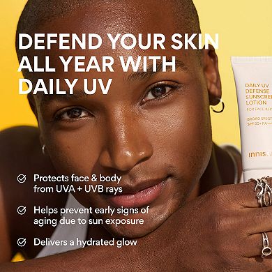 Daily UV Invisible Korean Sunscreen Lotion SPF 50+ PA++++ for Face & Body
