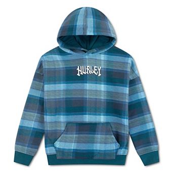Boys 8-20 Hurley Printed Oversized Pullover Hoodie