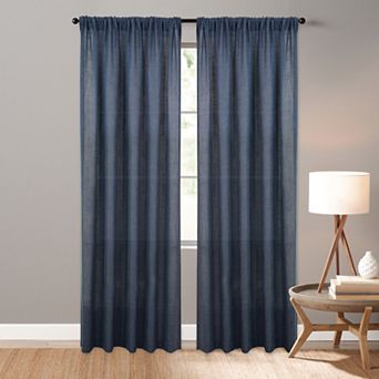 Sonoma Goods For Life® Linen Blend Light Filtering Single Window Curtain Panel