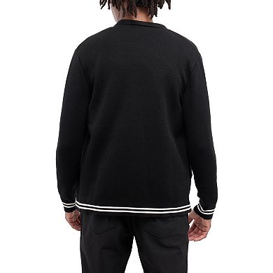 Men's Long Sleeve Button Down Sweater Shirt Jacket