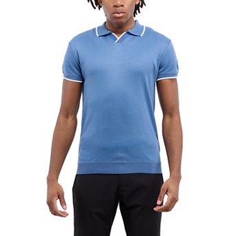 Men’s Johnny Collar Short Sleeve Sweater Polo
