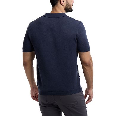 Men's Stripe Button Down Sweater Shirt