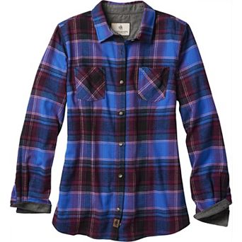 Women's Legendary Whitetails Cottage Escape Long Sleeve Button Down Flannel Shirt