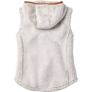 Women's Legendary Whitetails Fuzzy Hide Fleece Hooded Vest