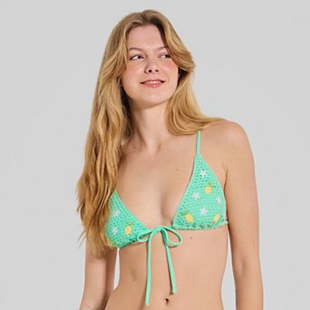 Juniors' Ninety-Nine° Tall Sliding Triangle Swim Top