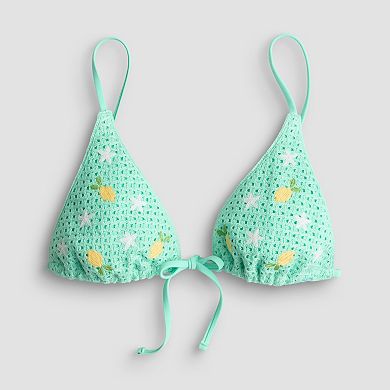 Juniors' Ninety-Nine° Tall Sliding Triangle Swim Top