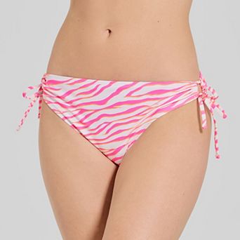 Juniors' Ninety-Nine° Side Tie Adjustable Cheeky Swim Bottoms