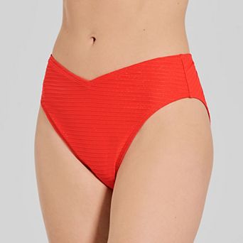 Juniors' Ninety-Nine° V Waist Swim Bottoms