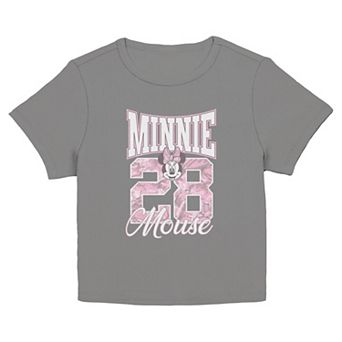 Juniors' Disney’s Minnie Mouse 28 Short Sleeve Graphic Tee