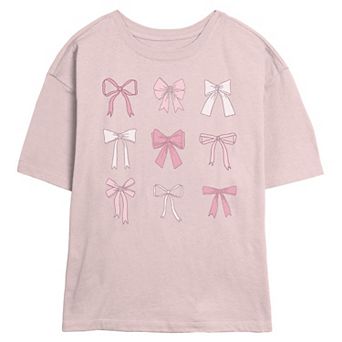 Juniors' SO® Bows Graphic Tee