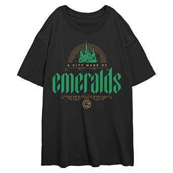 Juniors' A City Made Of Emeralds Graphic Tee