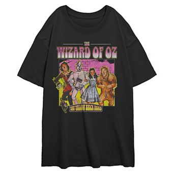 Juniors' The Wizard Of Oz Graphic Oversize Tee