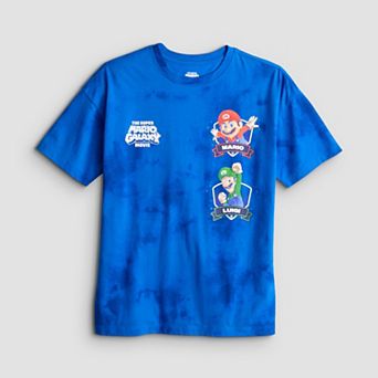Boys 6-20 Nintendo The Super Mario Galaxy Movie Mario & Luigi Graphic Tee