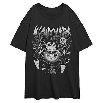 Juniors' Disney's Jack Skellington Graphic Tee