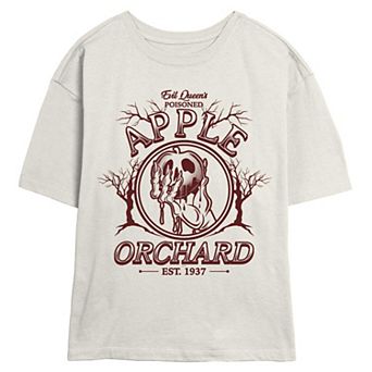 Juniors' Disney’s Evil Queen Poisoned Apple Orchard Graphic Tee