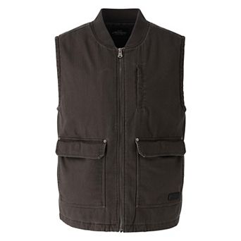 Men's All Year Stone Wash Herringbone Vest